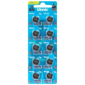 Bateria alkaliczna Vinnic AG10 / G10 / LR54 BLISTER 10 szt.
