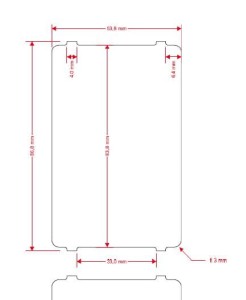Bilety parkingowe 54x86,8 mm pasuje do Green Center, Triton