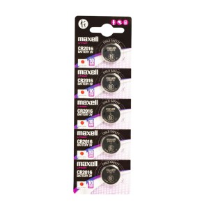 Bateria litowa Maxell CR2016 sprzedaż po 5 sztuk w opakowaniu blister 