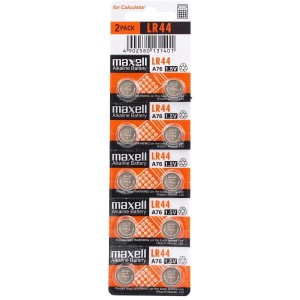 Bateria alkaliczna 10 sztuk  mini Maxell G13 / AG13 / L1154 / LR44/157 / V13GA / RW82 / A76